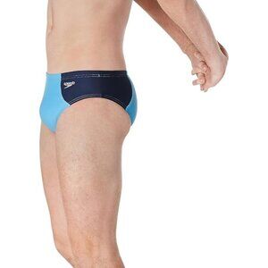Speedo Men's Eco Endurance Colorblock Swim Brief Azure Blue ( 28 )